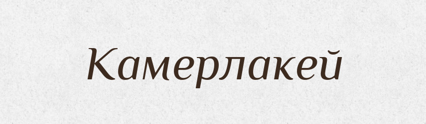 Камерлакей — Російсько-український академічний словник (А–П)