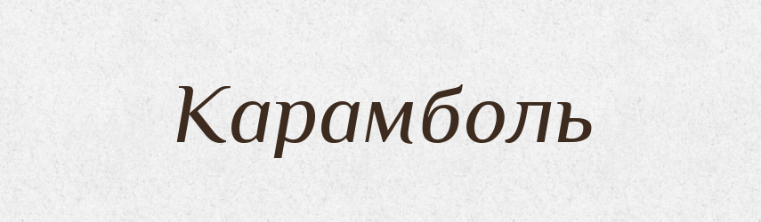 Карамболь — Російсько-український академічний словник (А–П)