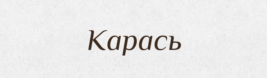 Карась — Російсько-український академічний словник (А–П)