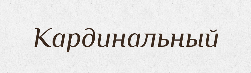 Кардинальный — Російсько-український академічний словник (А–П)