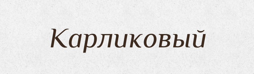 Карликовый — Російсько-український академічний словник (А–П)