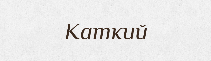 Каткий — Російсько-український академічний словник (А–П)