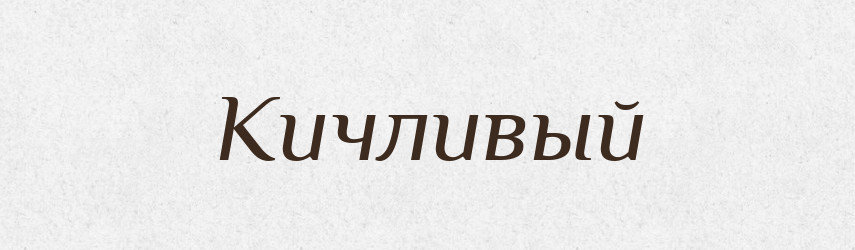 Кичливый — Російсько-український академічний словник (А–П)
