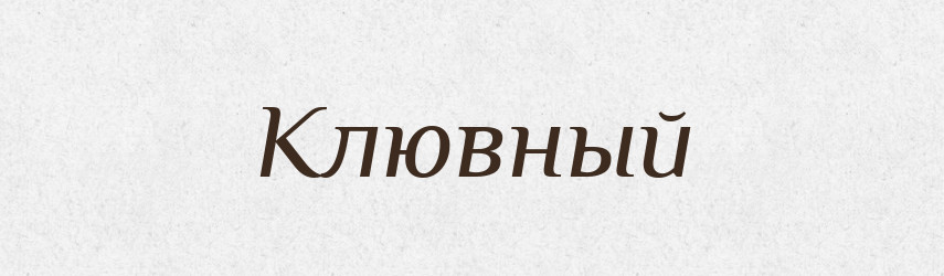 Клювный — Російсько-український академічний словник (А–П)