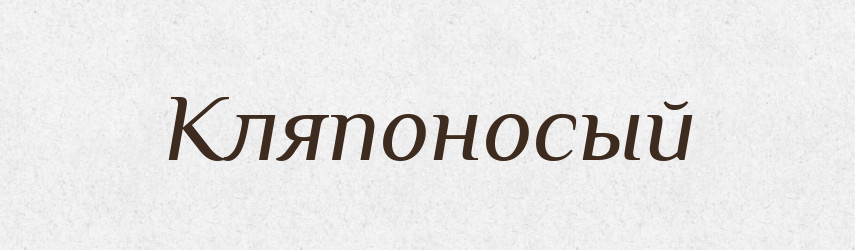 Кляпоносый — Російсько-український академічний словник (А–П)