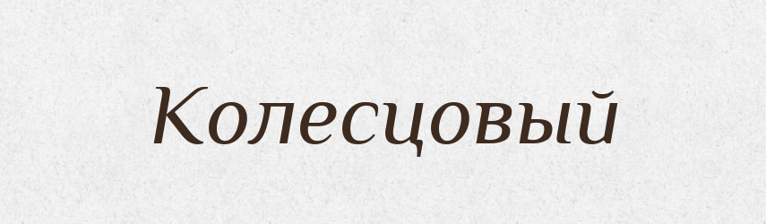 Колесцовый — Російсько-український академічний словник (А–П)