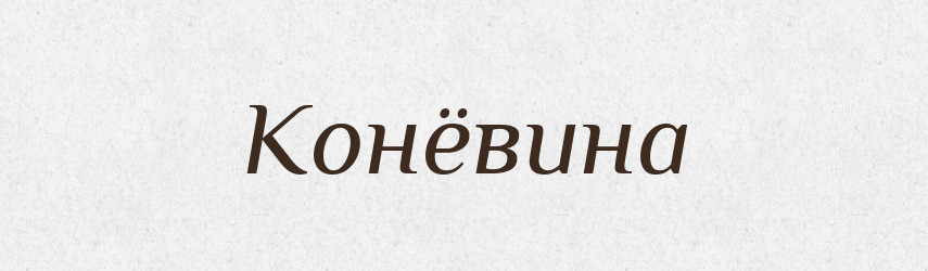 Конёвина — Російсько-український академічний словник (А–П)