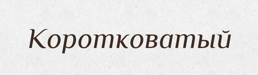 Коротковатый — Російсько-український академічний словник (А–П)