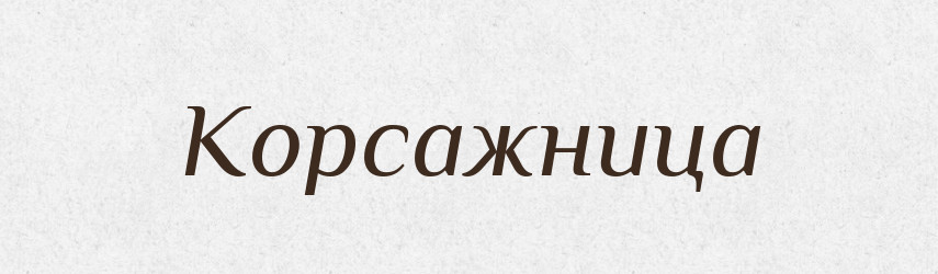 Корсажница — Російсько-український академічний словник (А–П)