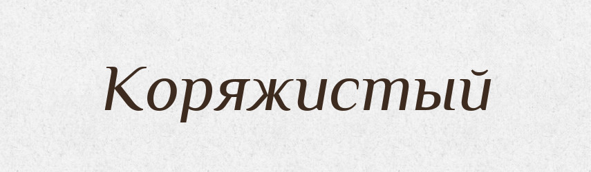 Коряжистый — Російсько-український академічний словник (А–П)