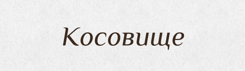 Косовище — Російсько-український академічний словник (А–П)