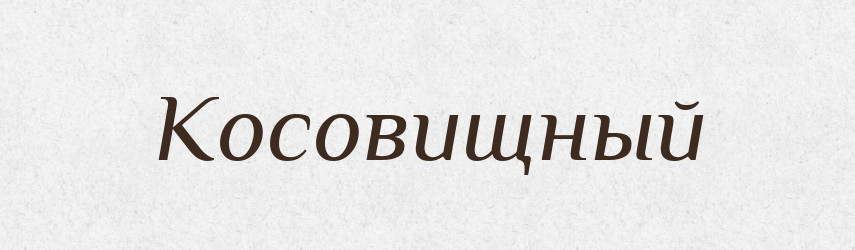 Косовищный — Російсько-український академічний словник (А–П)