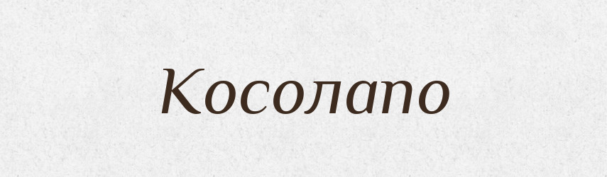 Косолапо — Російсько-український академічний словник (А–П)