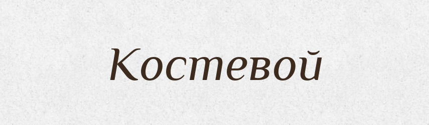 Костевой — Російсько-український академічний словник (А–П)