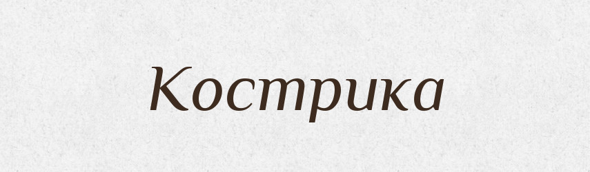 Кострика — Російсько-український академічний словник (А–П)