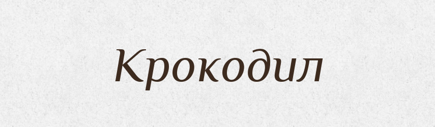 Крокодил — Російсько-український академічний словник (А–П)