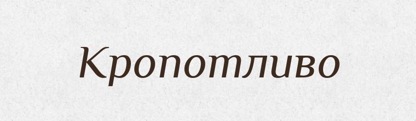 Кропотливо — Російсько-український академічний словник (А–П)