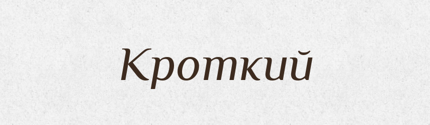 Кроткий — Російсько-український академічний словник (А–П)