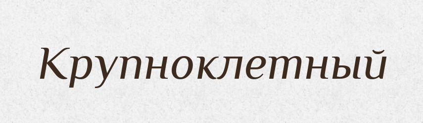 Крупноклетный — Російсько-український академічний словник (А–П)