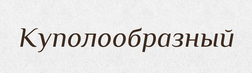 Куполообразный — Російсько-український академічний словник (А–П)