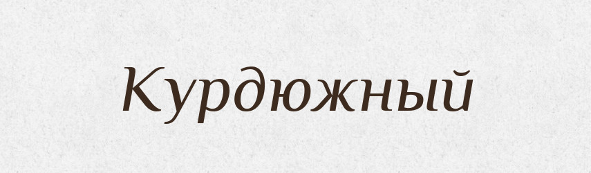 Курдюжный — Російсько-український академічний словник (А–П)
