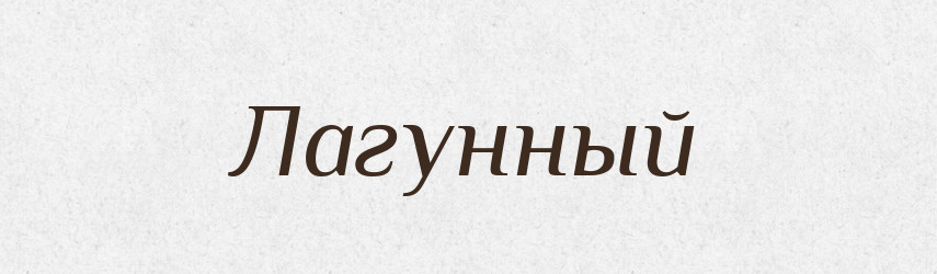 Лагунный — Російсько-український академічний словник (А–П)