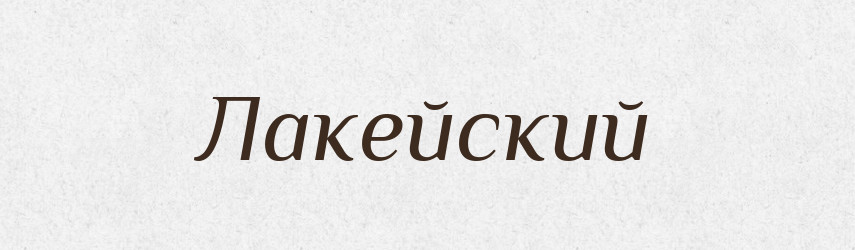 Лакейский — Російсько-український академічний словник (А–П)
