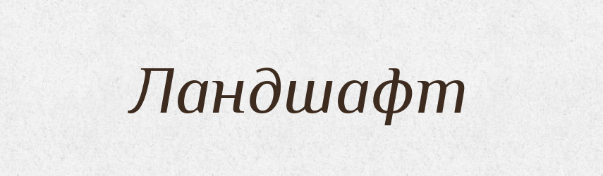 Ландшафт — Російсько-український академічний словник (А–П)
