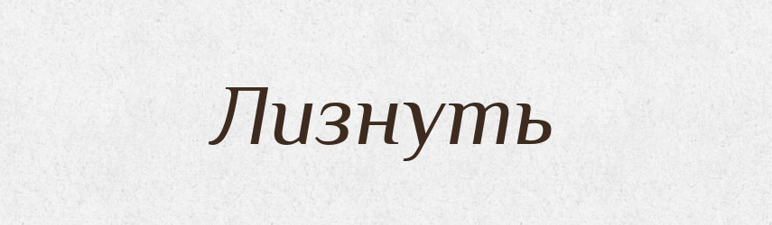 Лизнуть — Російсько-український академічний словник (А–П)