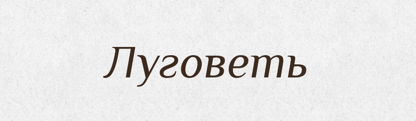 Луговеть — Російсько-український академічний словник (А–П)