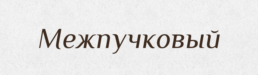 Межпучковый — Російсько-український академічний словник (А–П)