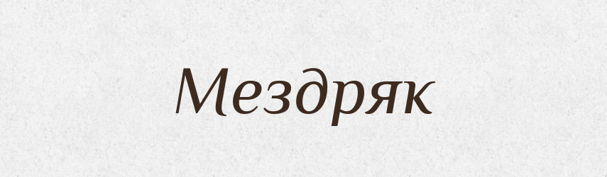 Мездряк — Російсько-український академічний словник (А–П)