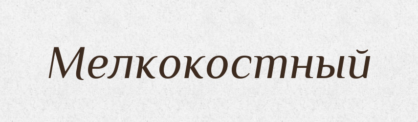Мелкокостный — Російсько-український академічний словник (А–П)