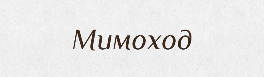 Мимоход — Російсько-український академічний словник (А–П)