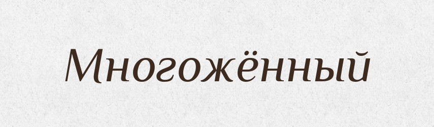 Многожённый — Російсько-український академічний словник (А–П)