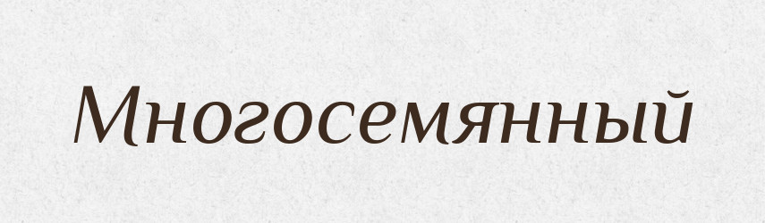 Многосемянный — Російсько-український академічний словник (А–П)