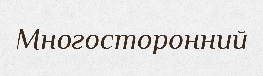 Многосторонний — Російсько-український академічний словник (А–П)