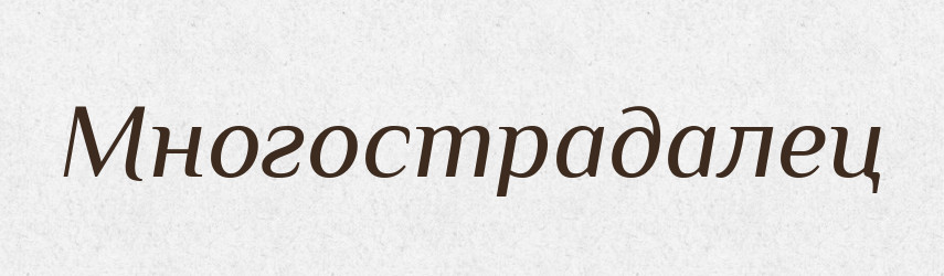 Многострадалец — Російсько-український академічний словник (А–П)