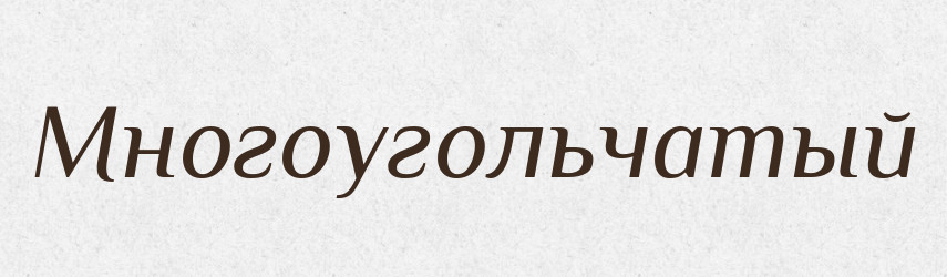 Многоугольчатый — Російсько-український академічний словник (А–П)