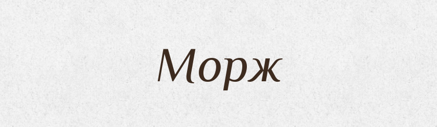 Морж — Російсько-український академічний словник (А–П)