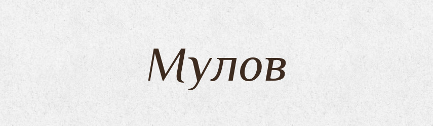 Мулов — Російсько-український академічний словник (А–П)