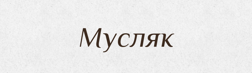 Мусляк — Російсько-український академічний словник (А–П)
