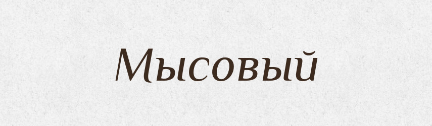 Мысовый — Російсько-український академічний словник (А–П)