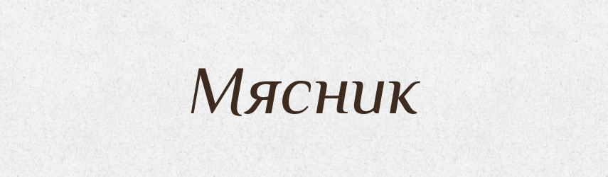 Мясник — Російсько-український академічний словник (А–П)