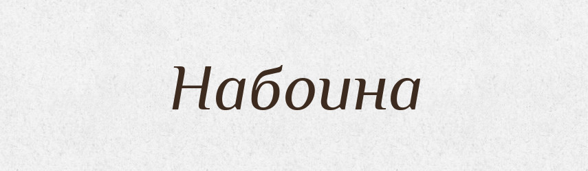 Набоина — Російсько-український академічний словник (А–П)