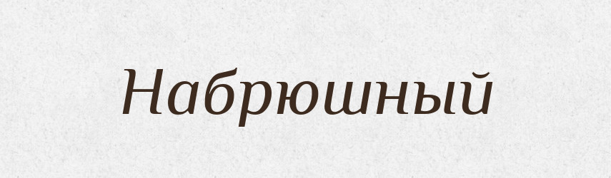 Набрюшный — Російсько-український академічний словник (А–П)