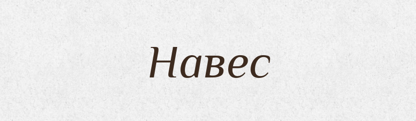 Навес — Російсько-український академічний словник (А–П)