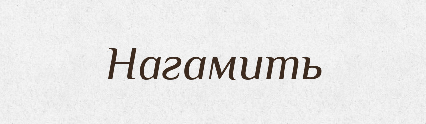 Нагамить — Російсько-український академічний словник (А–П)