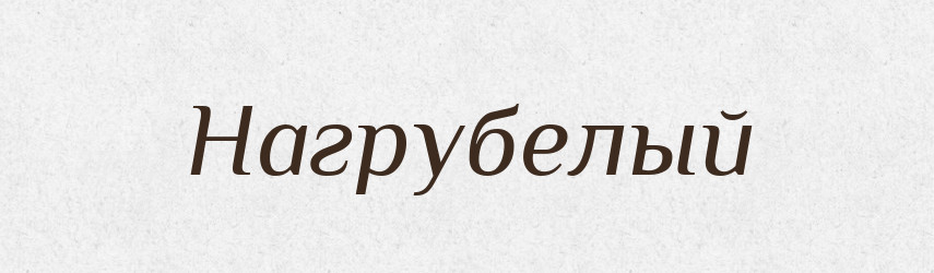 Нагрубелый — Російсько-український академічний словник (А–П)