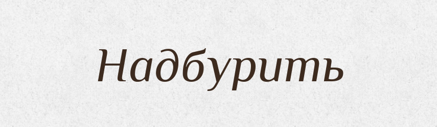 Надбурить — Російсько-український академічний словник (А–П)